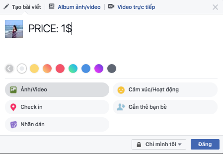 Hướng dẫn sử dụng tính năng bán hàng online trên trang cá nhân Facebook